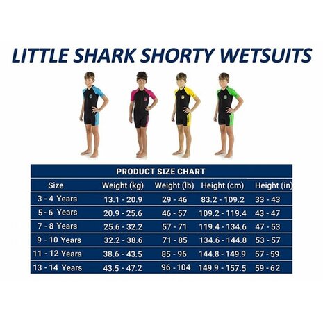 wetsuit  2mm KIDS